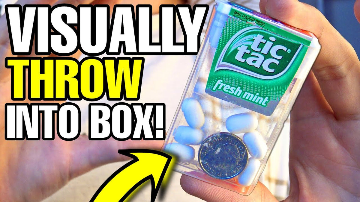 VISUAL Coin Into Tic Tac Box! (Magic Tutorial)