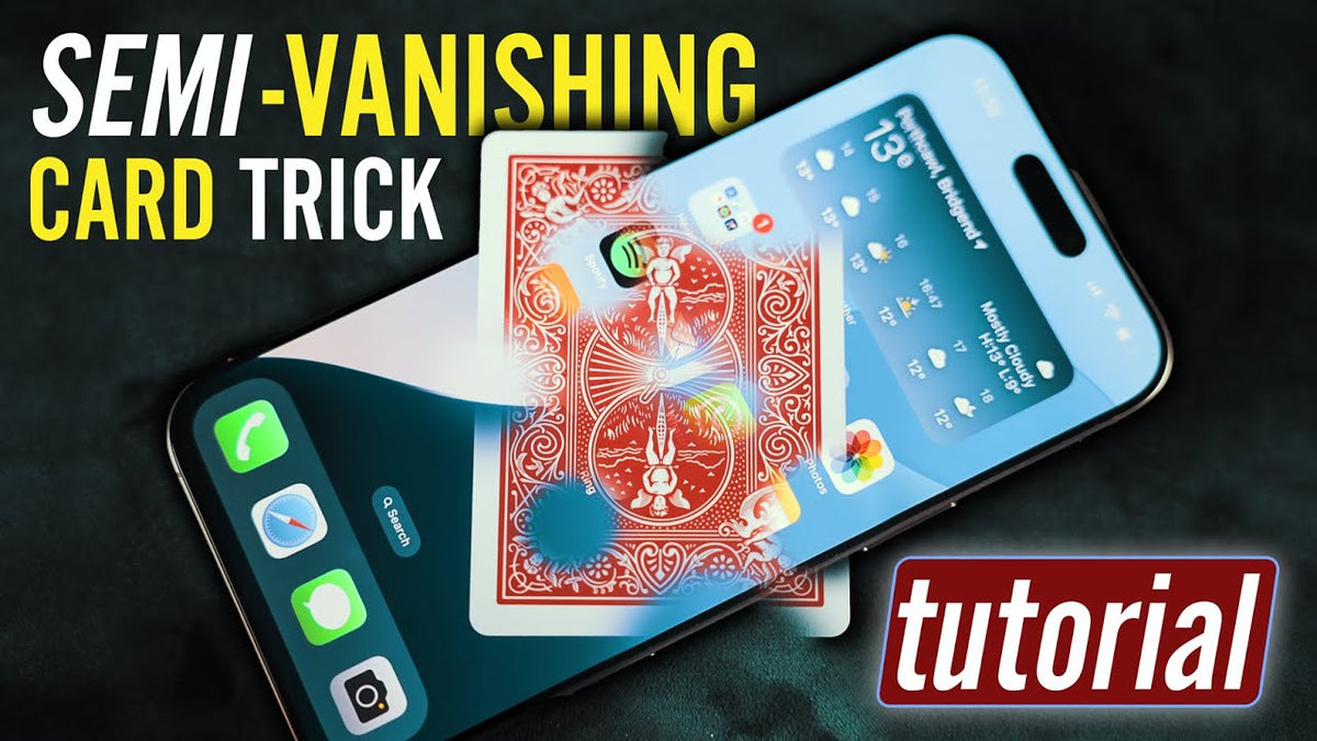 Semi-Vanishing Card Trick - FREE Tutorial