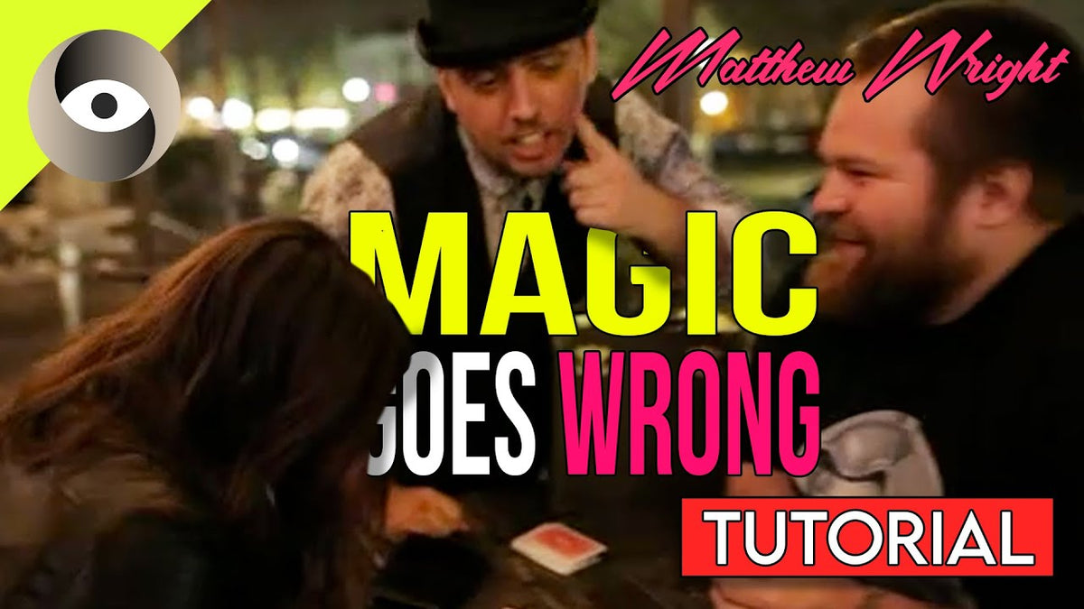 How to fix a trick that goes 'WRONG'! | Saturday Sorcery Matthew Wright tutorial