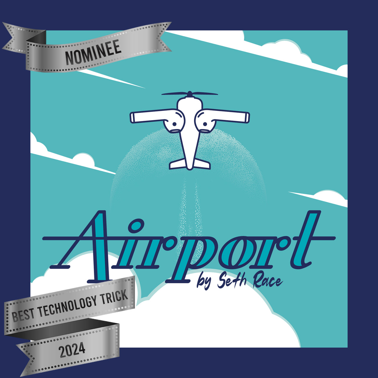 Airport by Seth Race (ALL PROPS INCLUDED) Perform appearances, vanishes and transpositions with your earbuds. Comes complete with EVERYTHING you need.