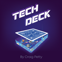 Tech Deck is a kicker ending for your favorite card magic. This high-quality block features a magnetic closure and a reed switch-activated circuit board