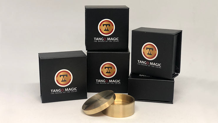 Okito Box Half Dollar (w/online instructions) (B0005) by Tango Magic - Trick