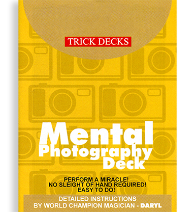 Mental Photo Deck Bicycle (Red) - Trick