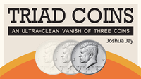 Triad Coins (Half Dollar) by Joshua Jay and Vanishing Inc.