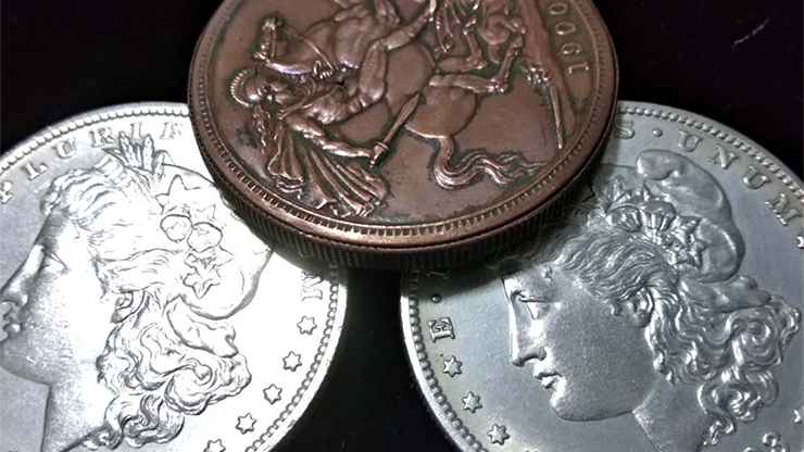 WILD COINS (Gimmicks and Online Instructions) by ChiNam Leung, Bean's Magic