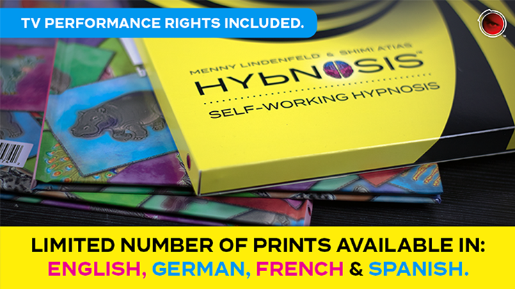 HYbNOSIS - ENGLISH BOOK SET LIMITED PRINT - HYPNOSIS WITHOUT HYPNOSIS (PRO SERIES) by Menny Lindenfeld & Shimi Atias