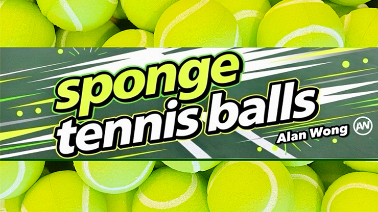 Sponge Tennis Balls (3 pk.) by Alan Wong - Trick