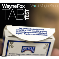 Tab (DVD and Gimmicks) by Wayne Fox