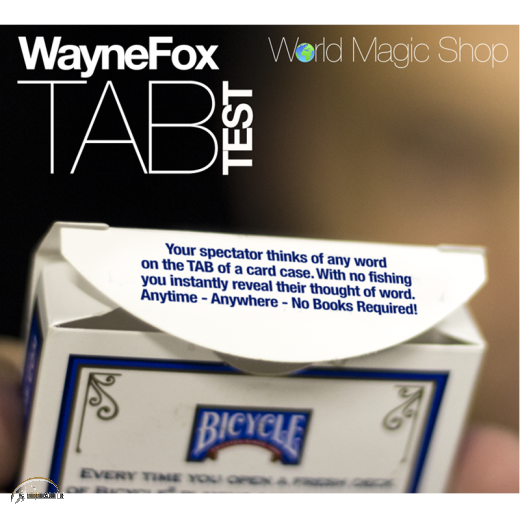 Tab (DVD and Gimmicks) by Wayne Fox