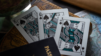 Lounge Edition in Terminal Teal by Jetsetter Playing Cards