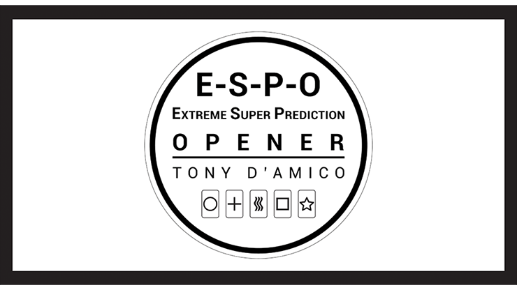 E.S.P.O., Gimmicks and Online Instructions by Tony D';Maico and Luca Volpe