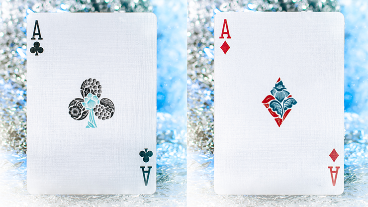 Butterfly Seasons Marked Playing Cards (Winter) by Ondrej Psenicka