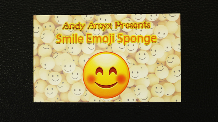 Sponge Emoji SMILE FACE (4PK.) by Andy Amyx- Trick