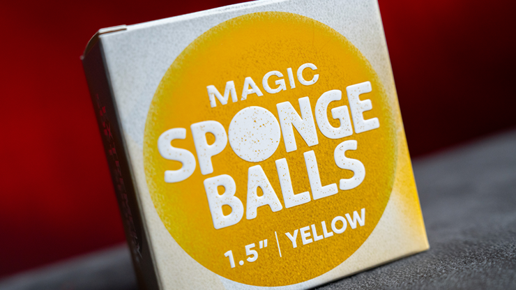 Magic Sponge Balls 4PK YELLOW 1.5" by Murphy's Magic