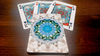 Bicycle Kaleidoscope Blue Playing Cards