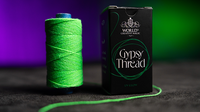 WGM UV GLOW GYPSY THREAD GREEN REFILL SPOOL by Murphy's Magic - Trick