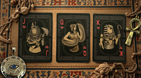 Egypt Mythology Black Edition (Pharaoh, Dark Gray) Playing Cards