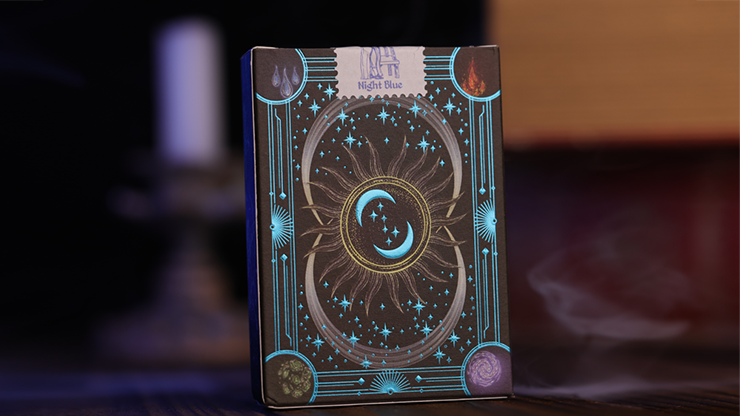 Warriors of the Stars: Zodiac Playing Cards (Night Blue) by Blue Moon Co.