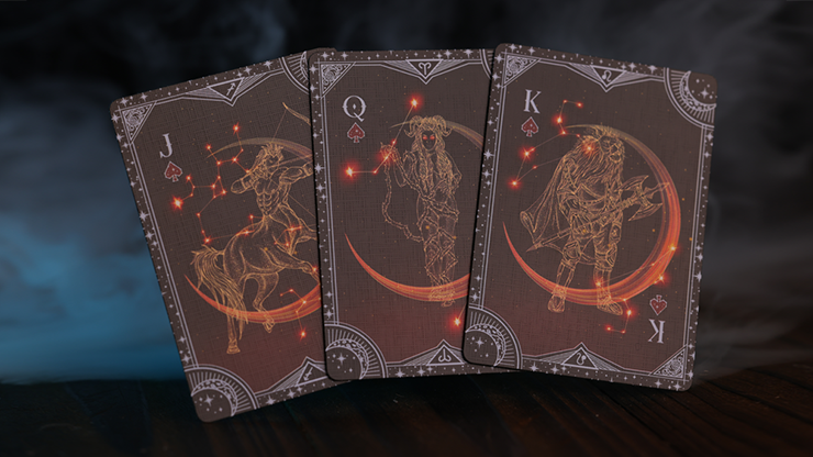 Warriors of the Stars: Zodiac Playing Cards (Night Blue) by Blue Moon Co.