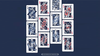Warriors Of Three Kingdoms (Blue) Playing Cards by YOKAGAME