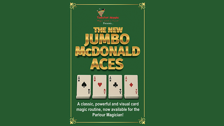 Jumbo McDonald Aces by Twister Magic (Red)