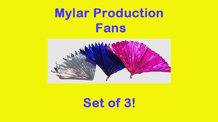 Mylar Production Fans (Set of 3)