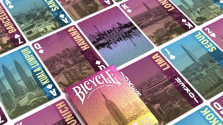 Bicycle Cities of the World Playing Cards by US Playing Card