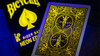 Bicycle Neon Rider Back Yellow-Starburst Deck Playing Cards