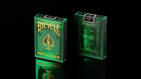 Bicycle Metalluxe Green Playing Cards by US Playing Card Co.