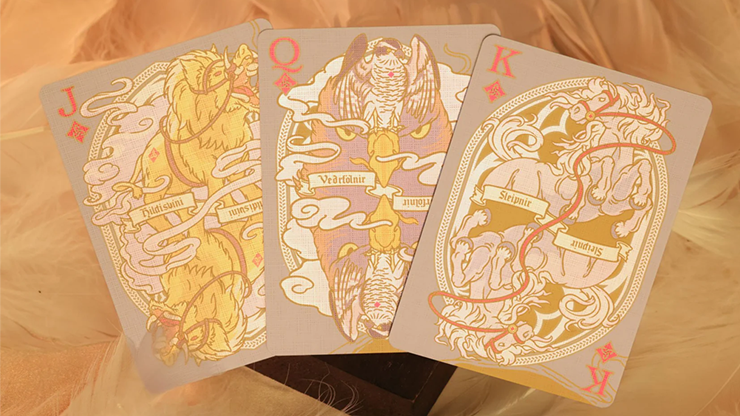 Mythic Divide YGGDRASIL Edition (Fury of Light) Playing Cards by Room One