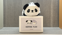 Morphing Plush (Panda to Penguin Grey) by Jackie Zhao and JT Magic