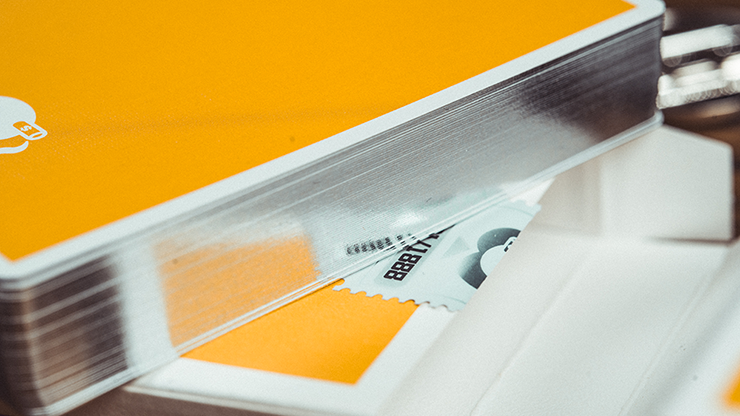 Gilded Milk Casino Deck (Silver) by Bacon Playing Card Company