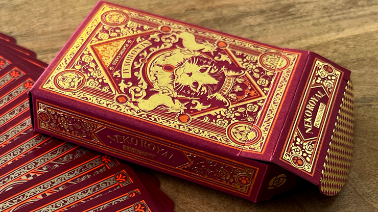 Neko Royal Red Playing Cards
