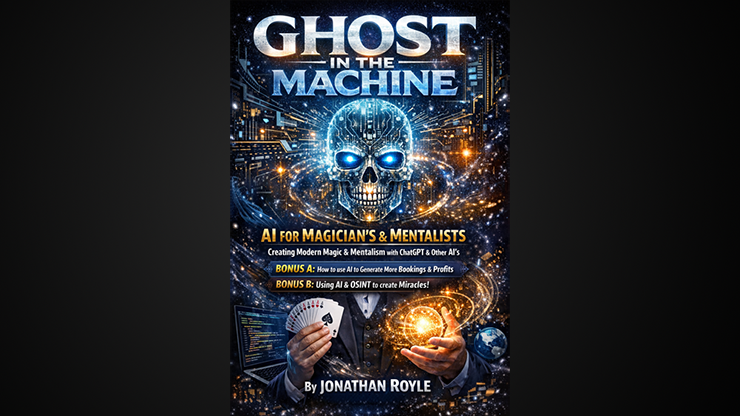 Ghost in the Machine AI for Magicians and MentalistsCreating Modern Magic & Mentalism with ChatGPT & Other AI's by Jonathan Royle - ebook
