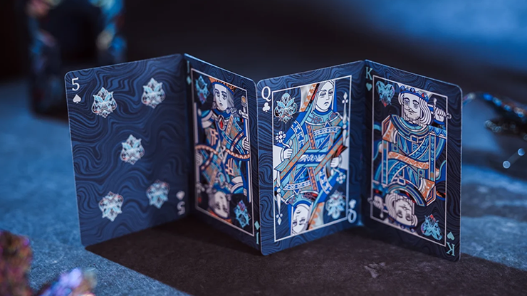 Morpho V2 (Sapphire / Blue) Playing Cards by TCC Fashion