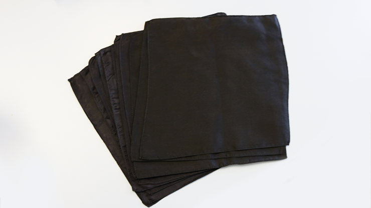 Silk 9 inch Premium 12 Pack bulk (Black) Magic by Gosh
