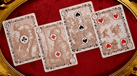 Wars of the Roses (2nd Edition Red Tuck- Gilded ) Playing Cards