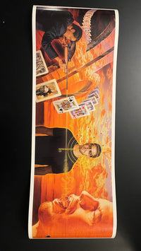 DAVID BLAINE BULLET CATCH POSTER RED/ORANGE & RARE / Original Magic Stunt Poster