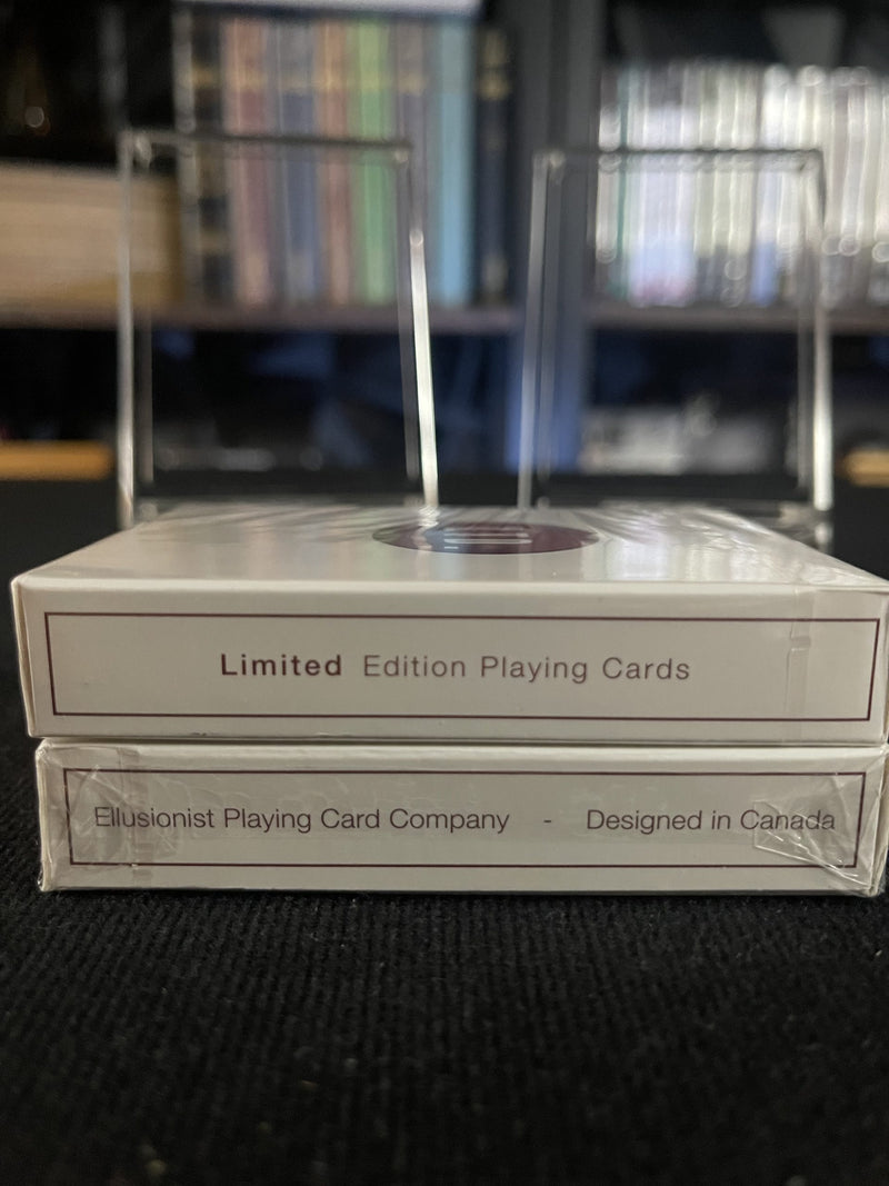 WHITE LTD LIMITED EDITION PLAYING CARDS BY ELLUSIONIST (Single Deck Only)