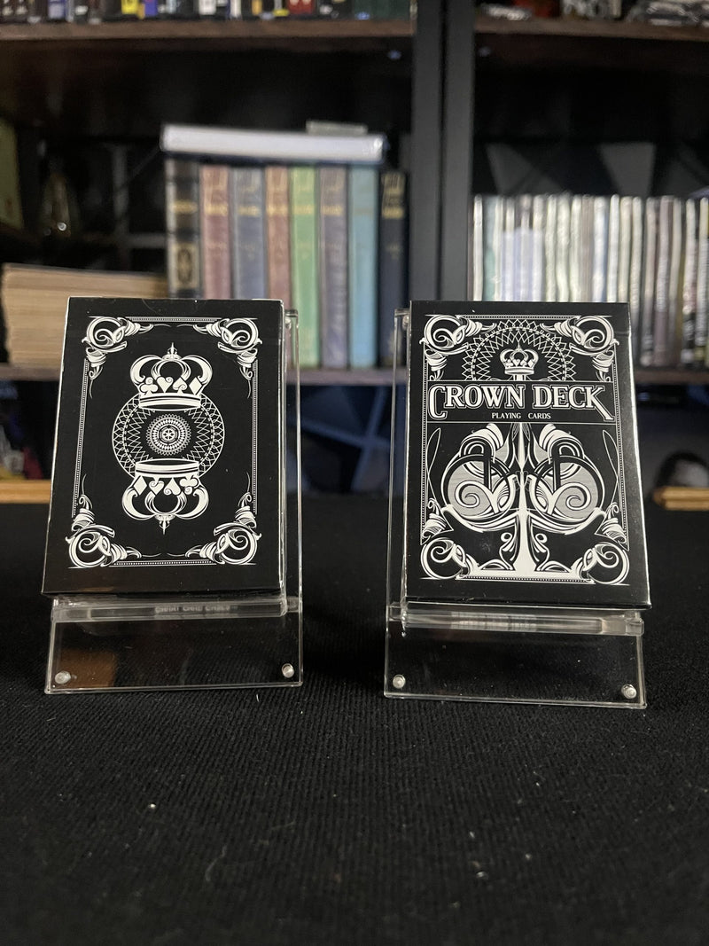 Black Crown Playing Cards (Single Deck Only)