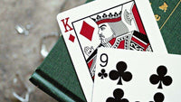 Madison Dealers Green Playing Cards USPCC Borderless (SINGLE DECK)