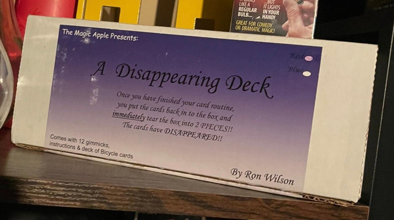 Disappearing Deck (Red Bicycle) by Ron Wilson and The Magic Apple