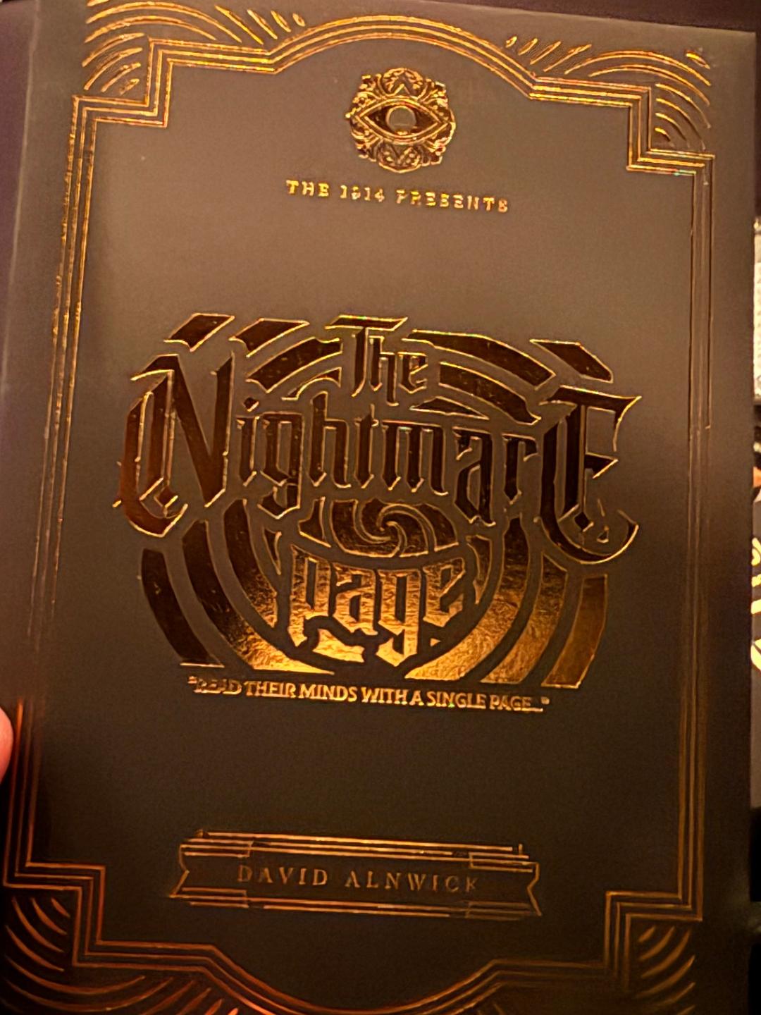 Nightmare Page by David Alnwick and the 1914