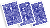 Three Way Forcing Deck Bicycle (Blue)