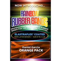 Joe Rindfleisch's Rainbow Rubber Bands (Daniel Garcia - Orange Pack ) by Joe Rindfleisch - Trick