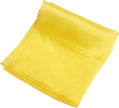 Silk 18 inch (Yellow) Magic by Gosh - Trick