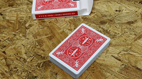 Bicycle Maiden Back (Red) by US Playing Card Co