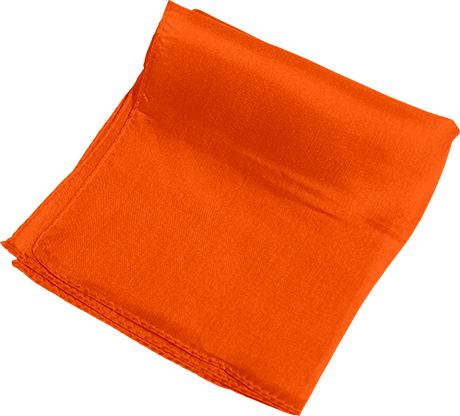 Silk 18 inch (Orange) Magic by Gosh - Trick