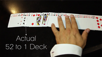 The 52 to 1 Deck Red (Gimmicks and Online Instructions) by Wayne Fox and David Penn - Trick