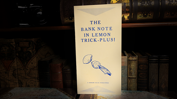 The Bank Note in Lemon Trick - Book